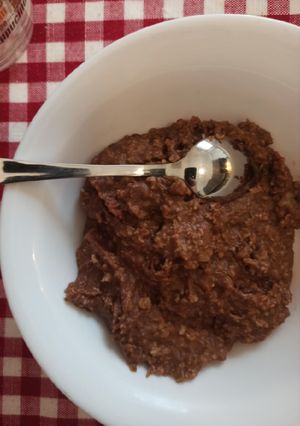 Φωτογραφία της συνταγής Oatmeal με μπανάνα κακάο ταχίνι