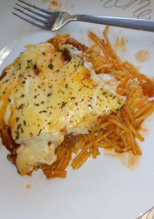 A picture of Spaghetti Bake.