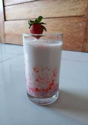 Foto resep Strawberry Fresh Milk