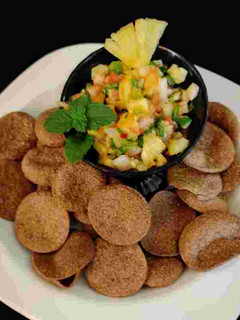A picture of Pineapple salsa.