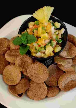 A picture of Pineapple salsa.