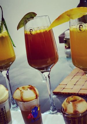 A picture of 3 Paani Gol Gappe.