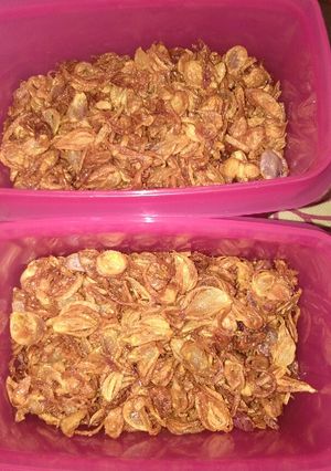 Foto resep Bawang goreng renyah dan enak