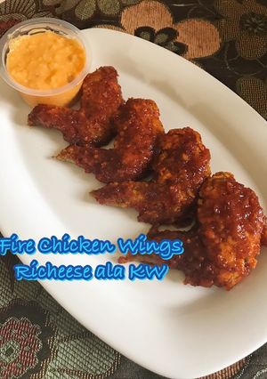 Foto resep Fire Chicken Wings Richeese ala KW