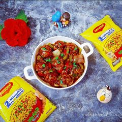 A picture of Maggi Manchurian (Dry).