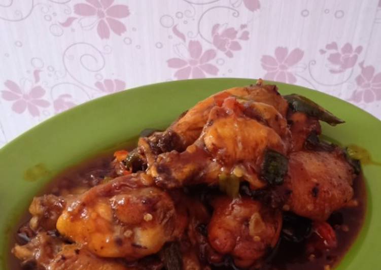 Sweet and spicy chicken wings ala mami enny