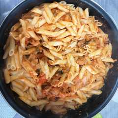 Una foto de Pasta marinera
