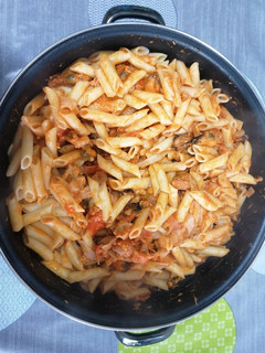 Una foto de Pasta marinera