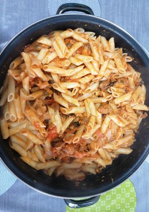 Una foto de Pasta marinera