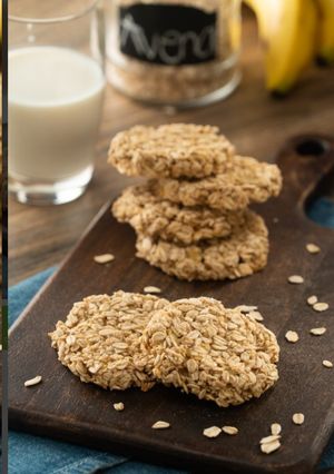 Una foto de Galletas de avena y banana