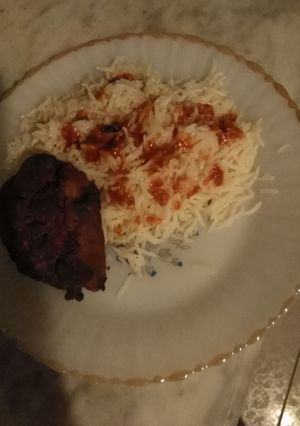 صورة لوصفة الرز المديني
