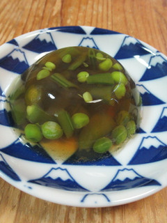 和風甜豆凍 的食譜成品照片