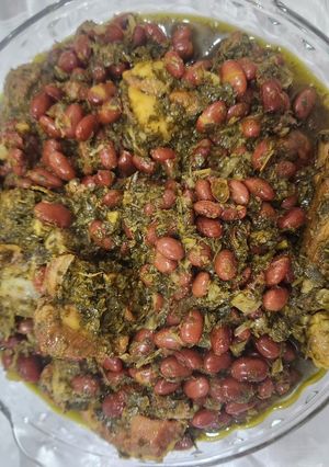 عکسی از دستور قرمه سبزی با گوشت قرمز