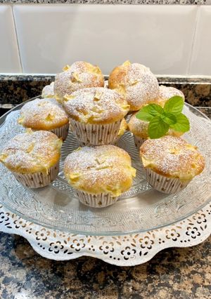 Una foto de Muffin de yogur y manzana