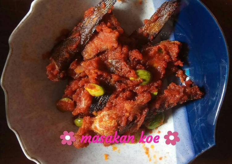 Ikan gabus balado petai