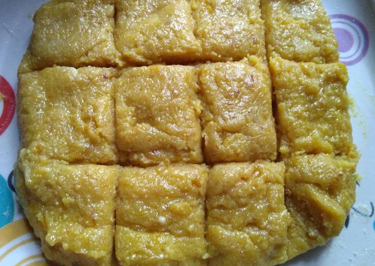 Simple Way to Prepare Homemade Aam sandesh