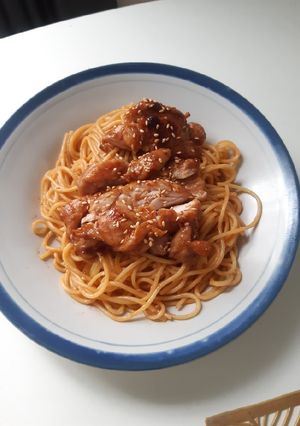 Foto resep Oriental Chicken Spaghetti