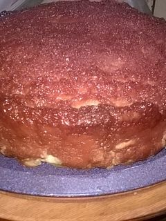 Una foto de Budín de pan con caramelo
