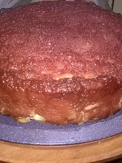 Una foto de Budín de pan con caramelo