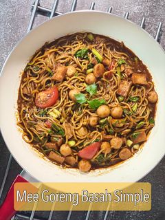 Gambar Mee Goreng Basah Simple (Mee Banjir)