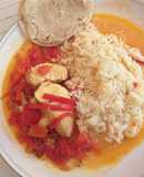 Pollo guisado con arroz