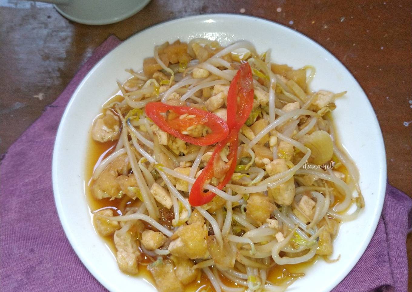 Tumis toge tahu