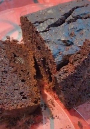 Una foto de Budín de Naranja hecho con harina integral y de algarroba