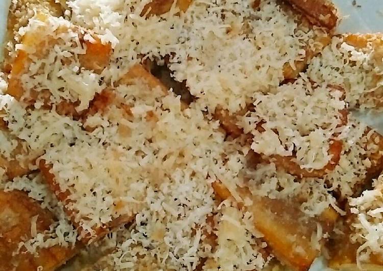 Resep Pisang keju skm(susu kental manis) putih, Sempurna