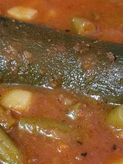 A picture of Kousa (Syrian Stuffed Squash).