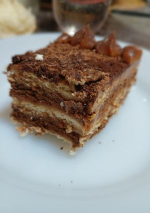 Una foto de Chocotorta bicolor