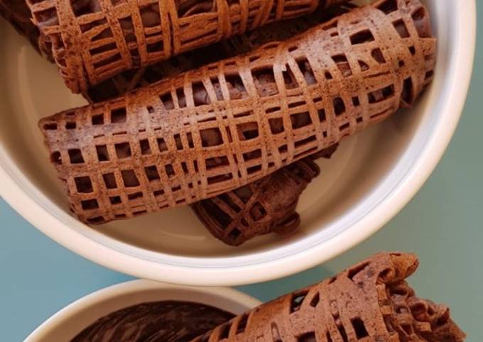 Simple Way to Prepare Super Quick Homemade Chocolate Net Crepes