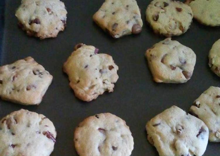 receta galletas chocolate nueces