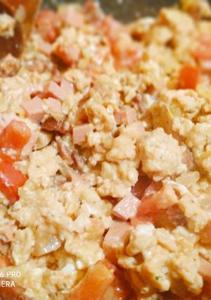 Fűszeres rántotta recept fotója