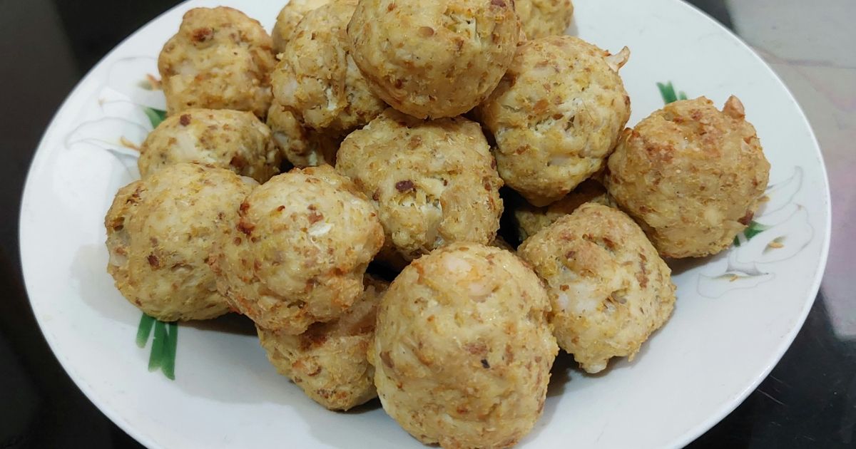 Anabolic Chicken Shrimp Balls (for Pasta)|High Protein, Low Calorie, Gluten Free