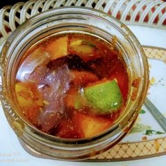 Punjabi Style Mango Pickle A picture of Punjabi Style Mango Pickle.