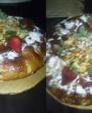 Pan dulce casero con miel y frutos secos