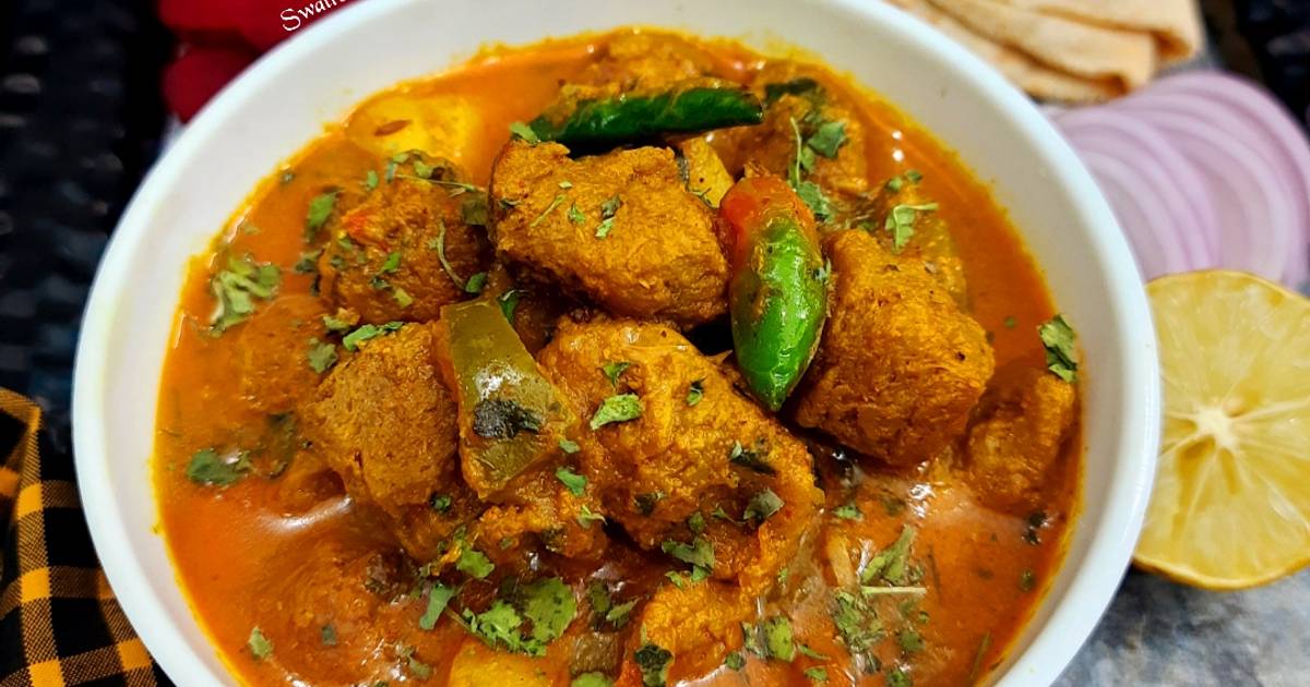 Soya chunks Curry Recipe by Swati Keshri 👩‍🍳 - Cookpad