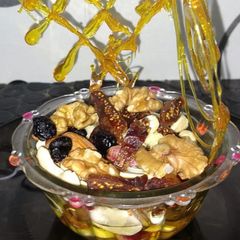 A picture of Dryfruit caramel fudge.