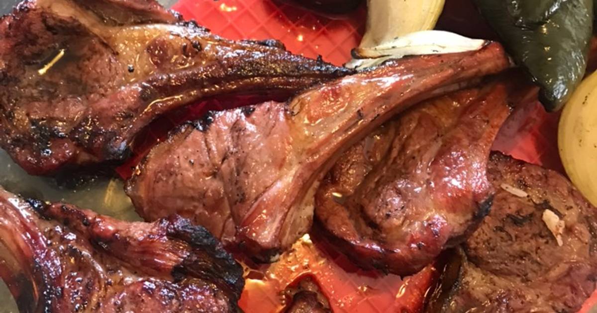 Resep Charcoal Grilled Lamb Cutlets (Menggunakan Kamadojoe) oleh Vina