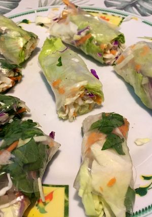 Una foto de Empanaditas de hoja de arroz