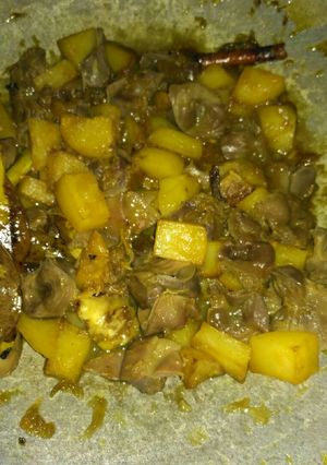 Foto resep Semur ampela dan kentang