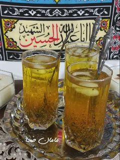 عکسی از دستور شربت هل گلاب و زعفران