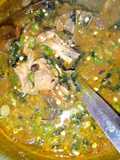 Ogbono, okro n bitter leaf