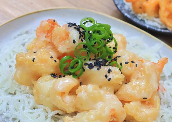 Resep Udang Mayones Krispi Tapi Kenyal Ala Resto oleh Resep Udang Mayones Krispi Tapi Kenyal Ala Resto oleh