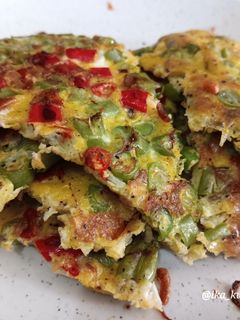 Foto resep Telur Dadar Buncis