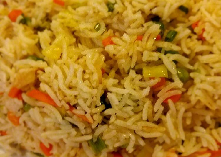 Easiest Way to Make Quick Vegetable fried rice