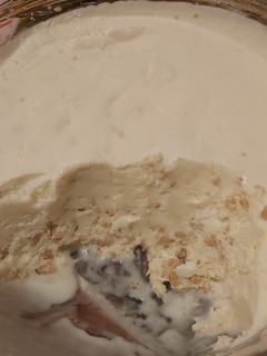 Una foto de Helado de turrón