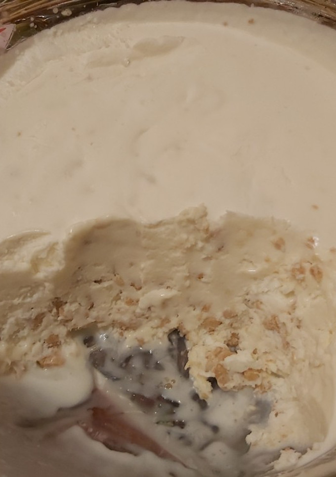 Una foto de Helado de turrón