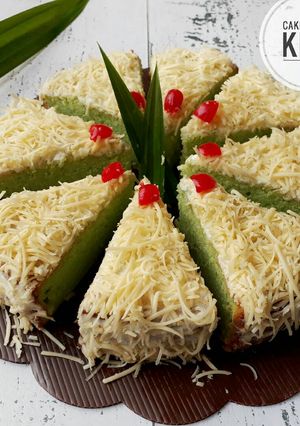 Foto resep Cake Pandan Keju