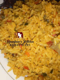 A picture of Jellof rice.
